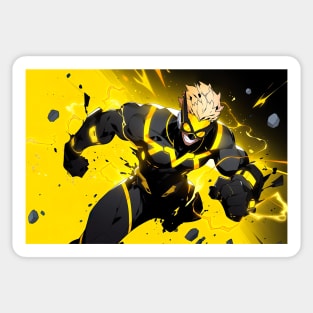 Thunder Volt Super Hero - Anime Wallpaper Sticker